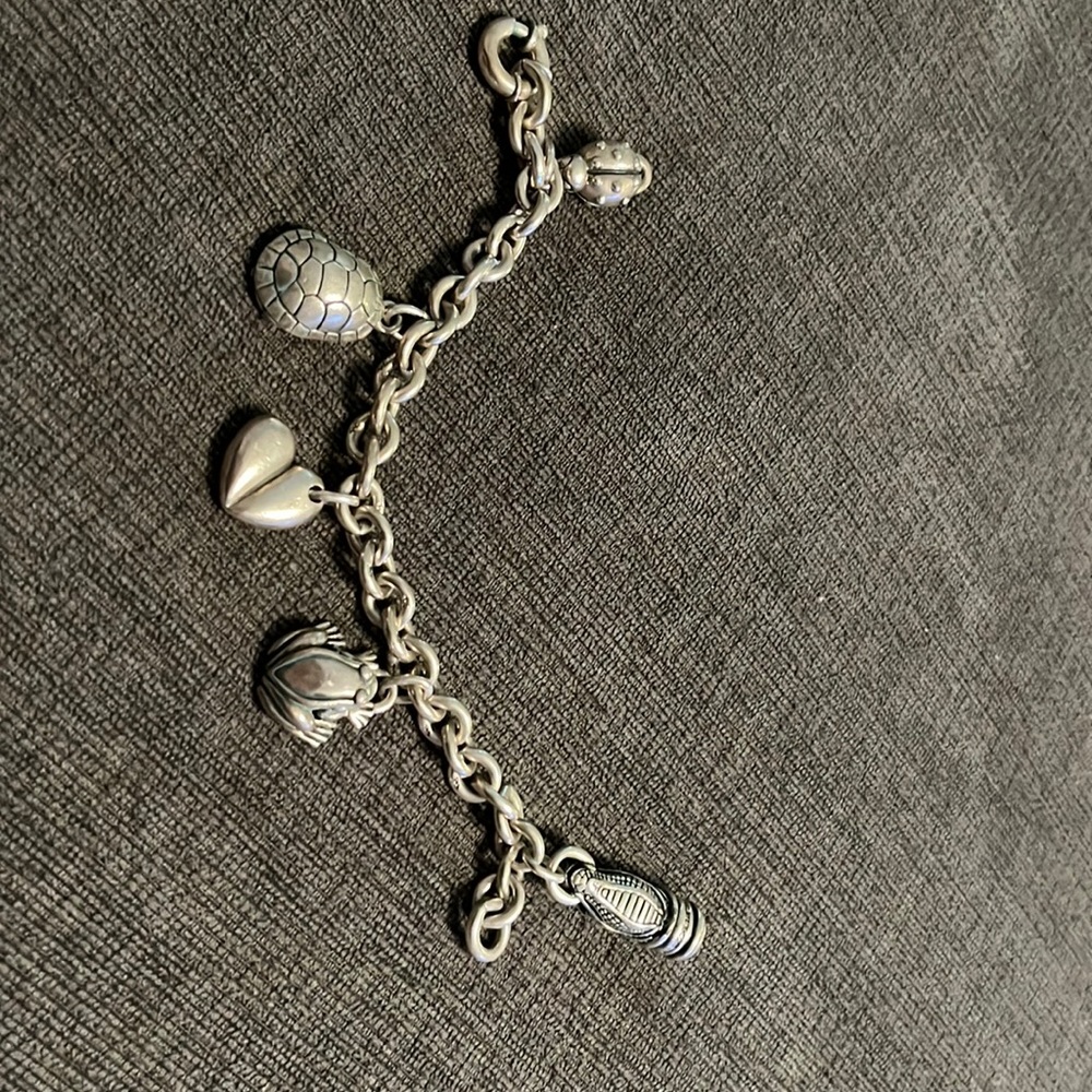 Barry Kieselstein-Cord Sterling Silver Charm Bracelet